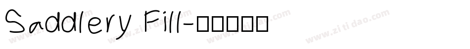 Saddlery Fill字体转换